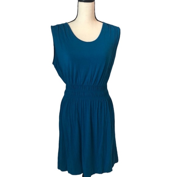 Banana Republic Dress Size Small Aqua Green/Blue in Color Sleeveless Stretchy - Picture 1 of 8
